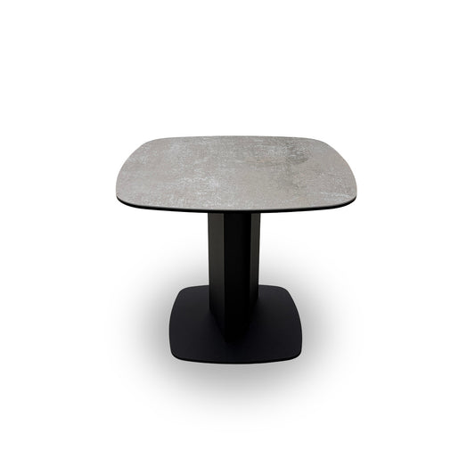 ‘Catalina’ Grey Marble Effect Spanish Ceramic Lamp Table