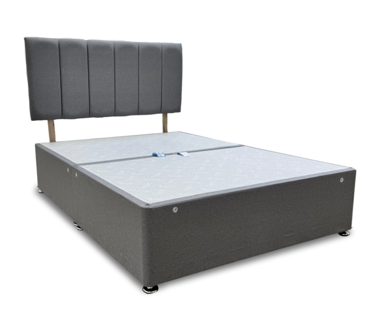 ‘Smithers’ Grey Fabric Double Bed