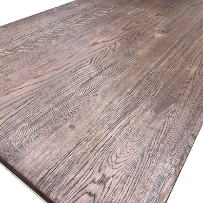 ‘Mars’ Dark Oak Solid Oak 130cm Bar Table