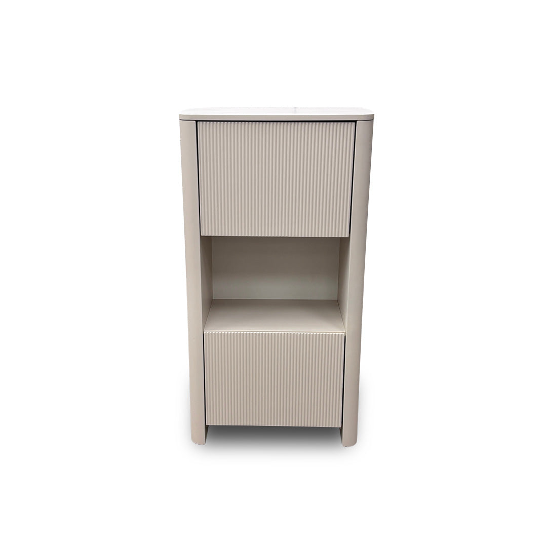 ‘Avorio' Ceramic Top Highboard with LED Light
