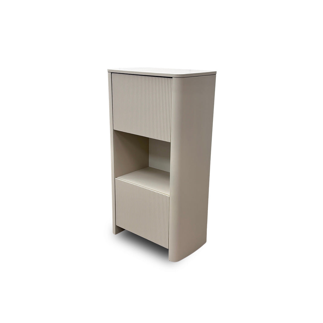 ‘Avorio' Ceramic Top Highboard with LED Light