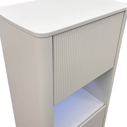 ‘Avorio' Ceramic Top Highboard with LED Light