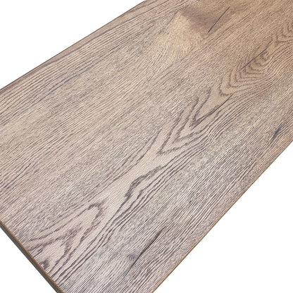 Bodahl 'Njord' 06 Old Bassano Solid Oak 240cm Dining Bench with Metal Shaped X-Legs