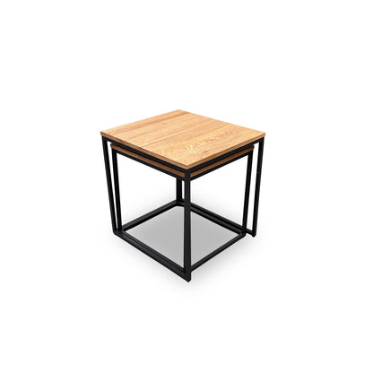 ‘Trend’ Solid Oak Square Nest of Tables