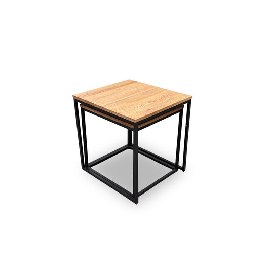 ‘Trend’ Solid Oak Square Nest of Tables