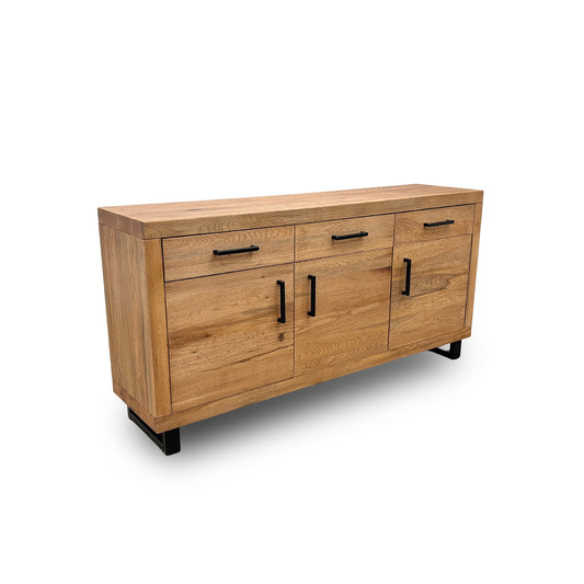 Bodahl ‘Njord’ 06 Old Bassano Solid Oak 3 Door 3 Draw Sideboard