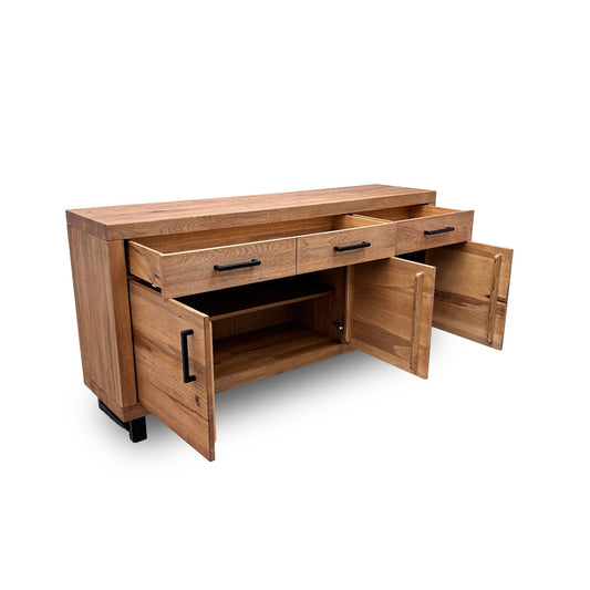 Bodahl ‘Njord’ 06 Old Bassano Solid Oak 3 Door 3 Draw Sideboard