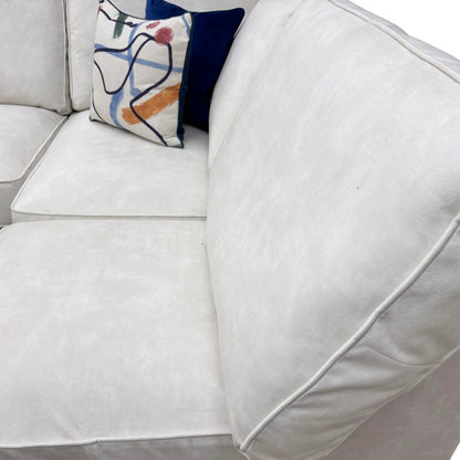 ‘Legend’ Sublime Pearl Velvet Right Hand Facing Classic Back Corner Sofa