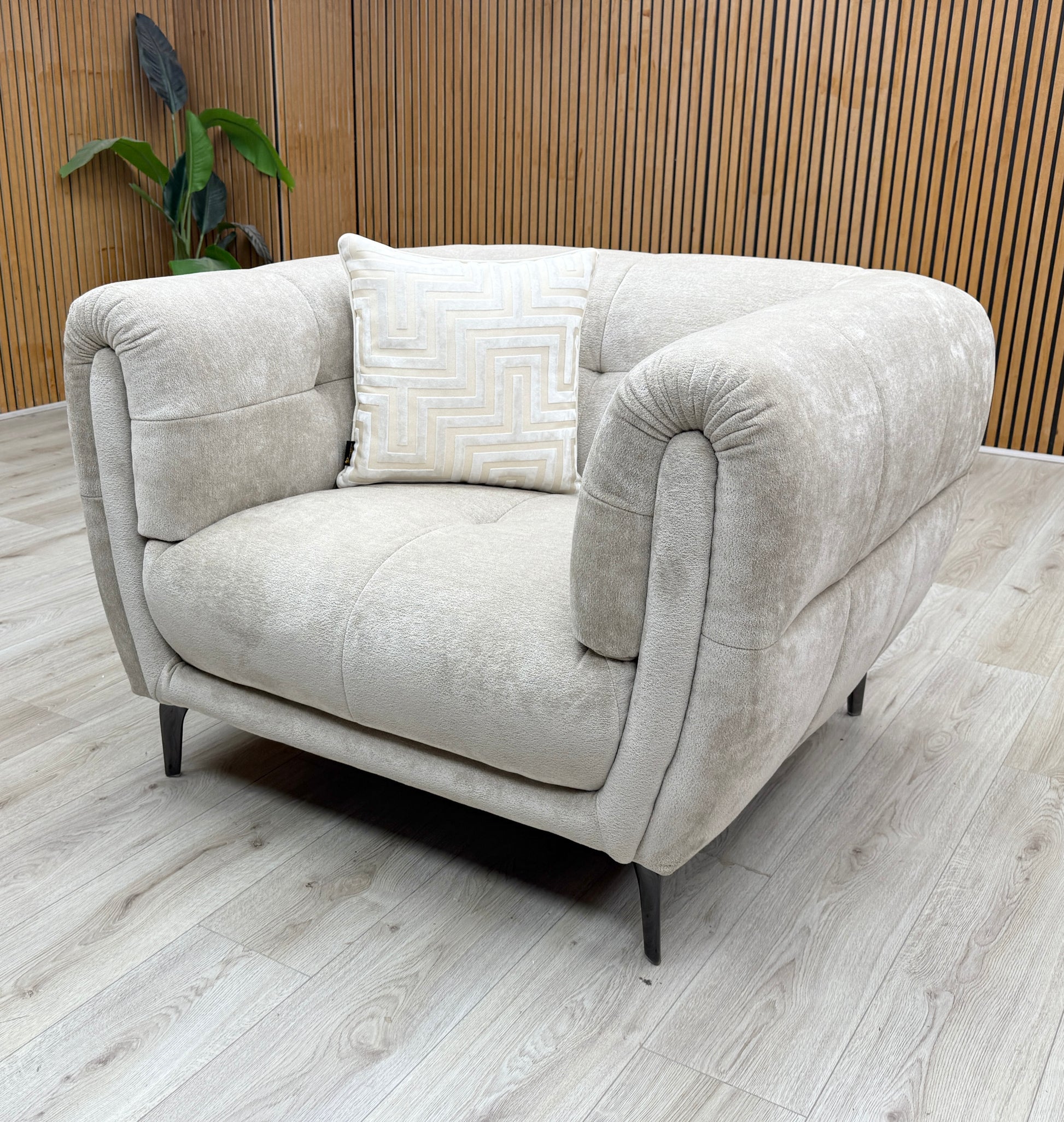 Ideal Home 'Sienna' Hudson Mink 25120 Fabric Chair – view 3