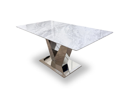 ‘Luann’ 160cm Marble Table