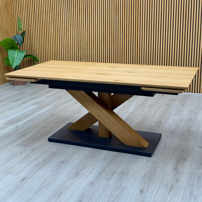 ‘Aydin’ Solid Oak Large Extending Dining Table
