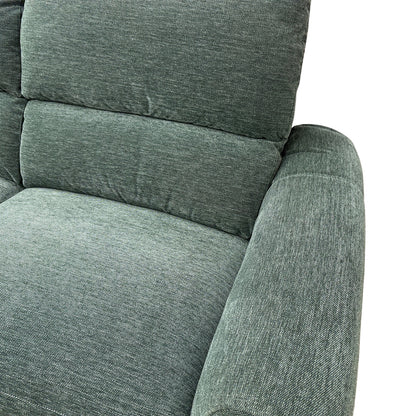 'Nixon' Fab-Ska-R48 Moss Green Fabric Left Hand Facing Corner Sofa