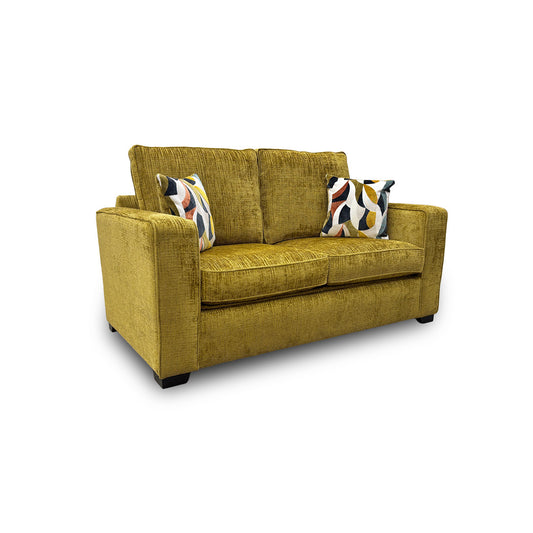 'Abberton' Dill Bromley Chenille Plain Chenille Fabric 2 Seater Deluxe Sofa Bed