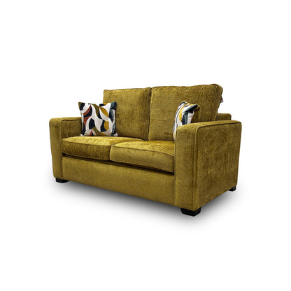 'Abberton' Dill Bromley Chenille Plain Chenille Fabric 2 Seater Deluxe Sofa Bed