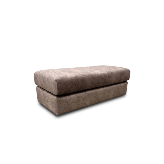 'Serenis' Chocolate Velvet Large Bench Footstool
