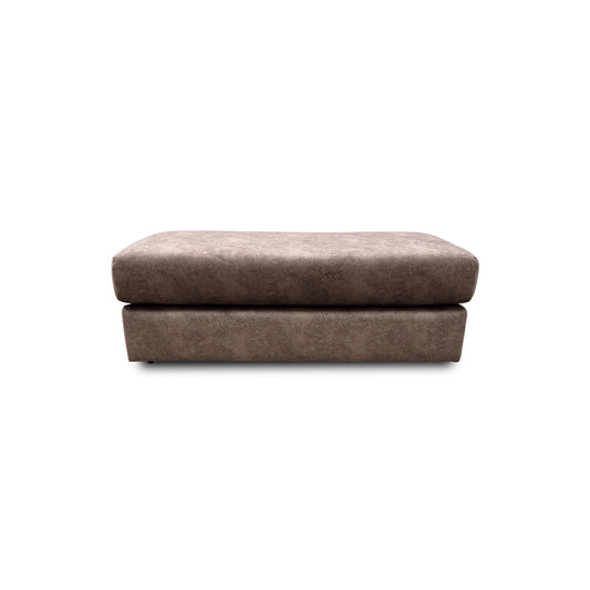 'Serenis' Chocolate Velvet Large Bench Footstool