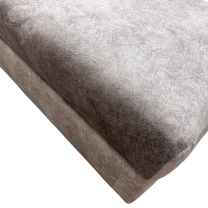 'Serenis' Chocolate Velvet Large Bench Footstool