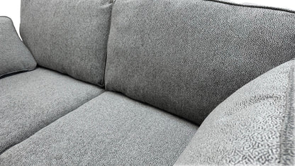 'Chalfont' Downton Platinum Fabric 3 + 2 Seater Sofa Set