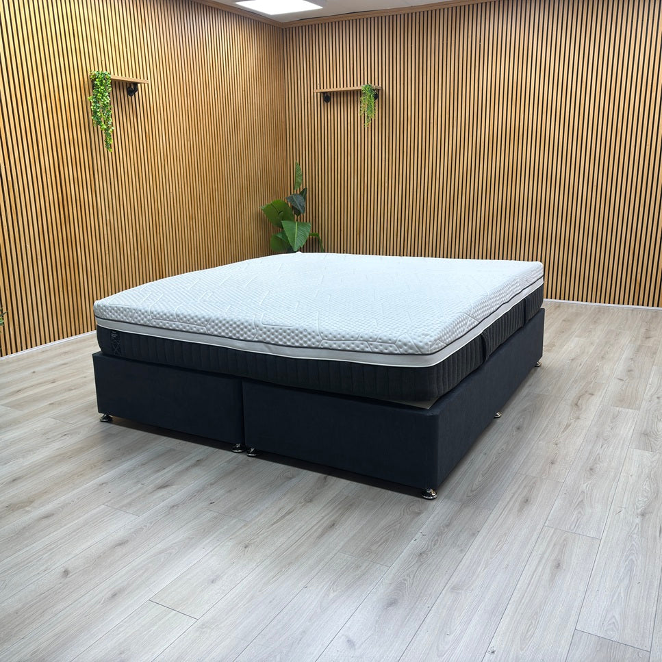 Emma Mattress Diamond Deluxe Hybrid Soft Tension Diamond Cool Foam Mattress - Super King Furniture Village