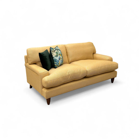 'Livie' Mustard Livie Fabric 2 Seater Sofa