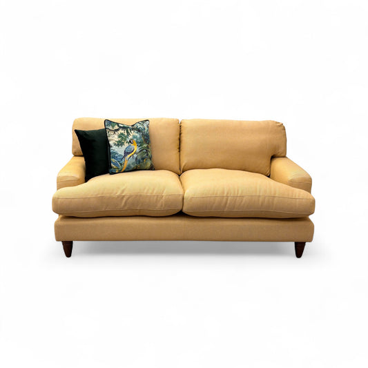 'Livie' Mustard Livie Fabric 2 Seater Sofa