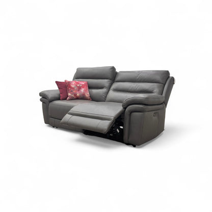 'Berlin' Piompo Lx-6404 Leather Power Recliner 3 Seater Sofa