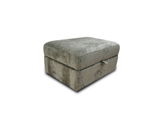 ‘Somerford' Dark Green Texture Storage Footstool