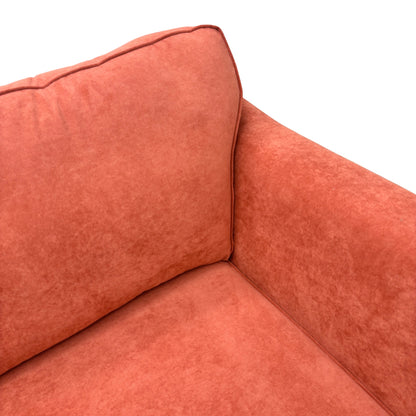 'Orlby' Chilli Plaza Linen 2 Seater Sofa