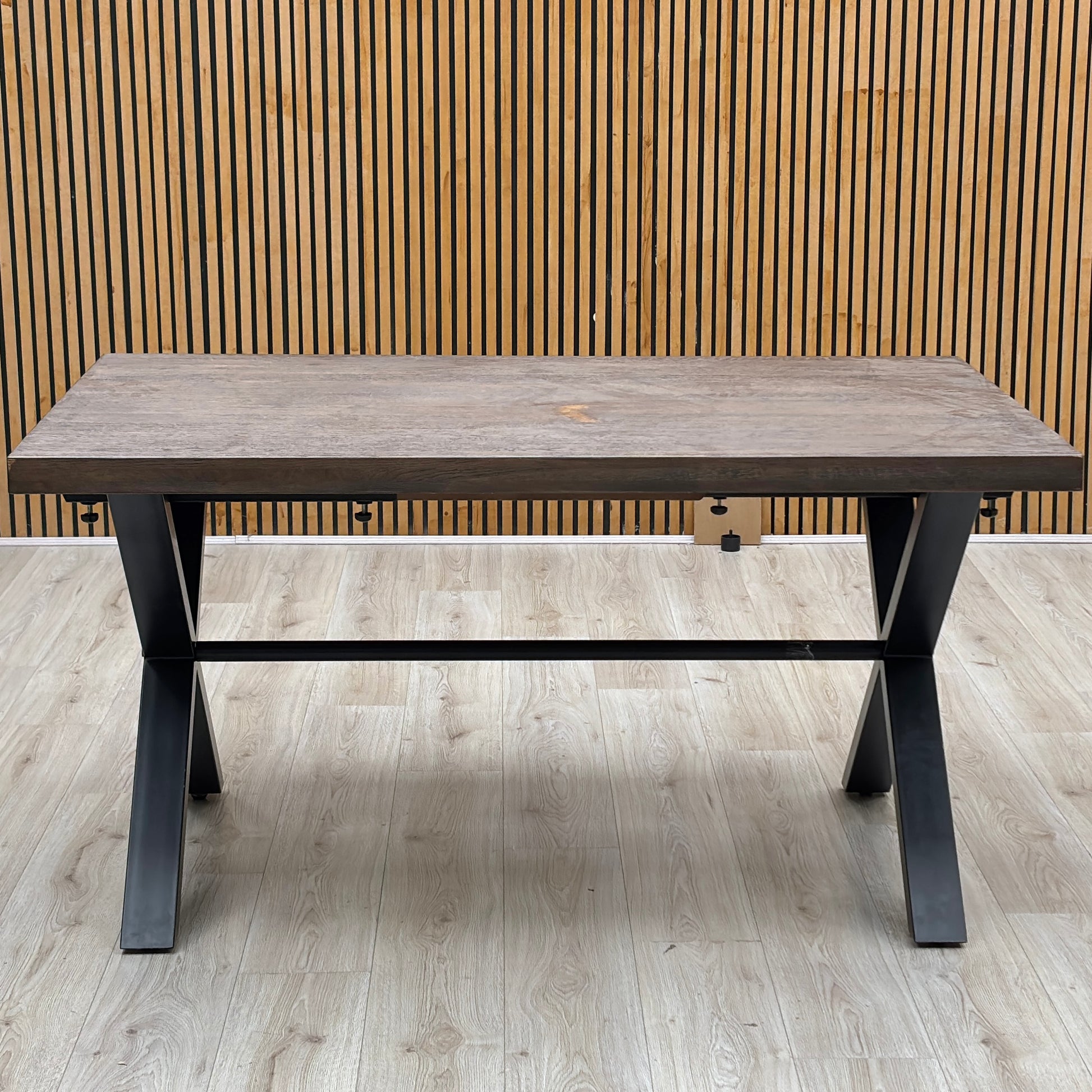 ‘Mars’ Dark Oak Solid Oak Small Dining Table Furniture Village