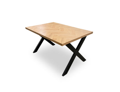 ‘Nate’ Natural Oak 140cm Dining Table