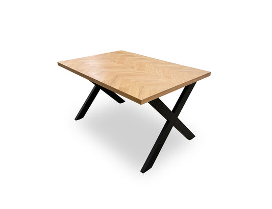 ‘Nate’ Natural Oak 140cm Dining Table