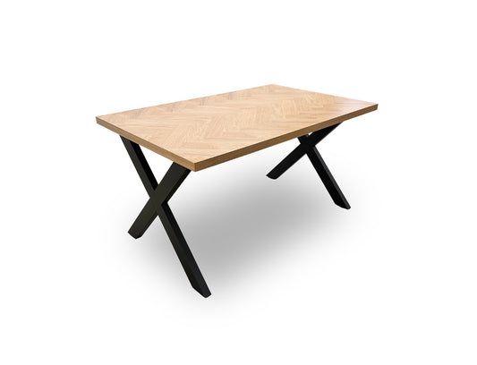 ‘Nate’ Natural Oak 140cm Dining Table