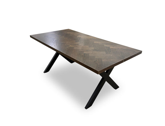 ‘Nate' Smoked Oak 180cm Dining Table