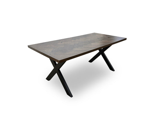 ‘Nate' Smoked Oak 180cm Dining Table
