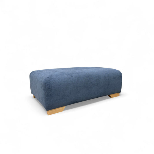 'Zika' Marine Plaza Linen Banquette Footstool