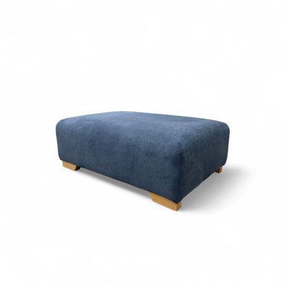 'Zika' Marine Plaza Linen Banquette Footstool