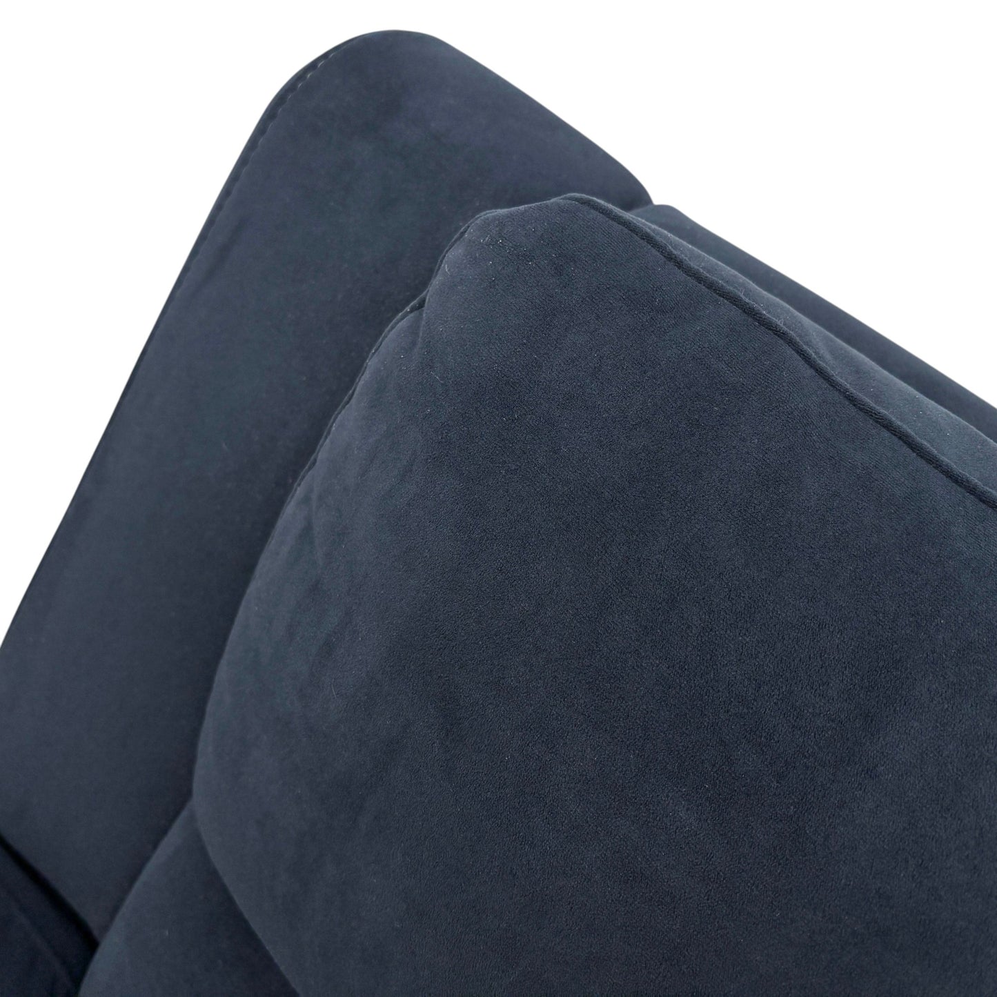 'Utah' Royal Navy Blue Velvet 3 Seater Power Recliner Sofa with Power Headrests and Power Lumbar
