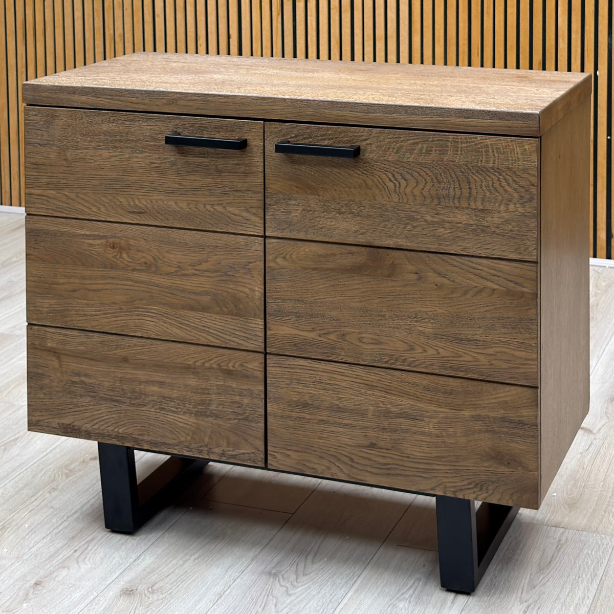 'Jupiter' Dark Oak Solid Oak 2 Door Sideboard
