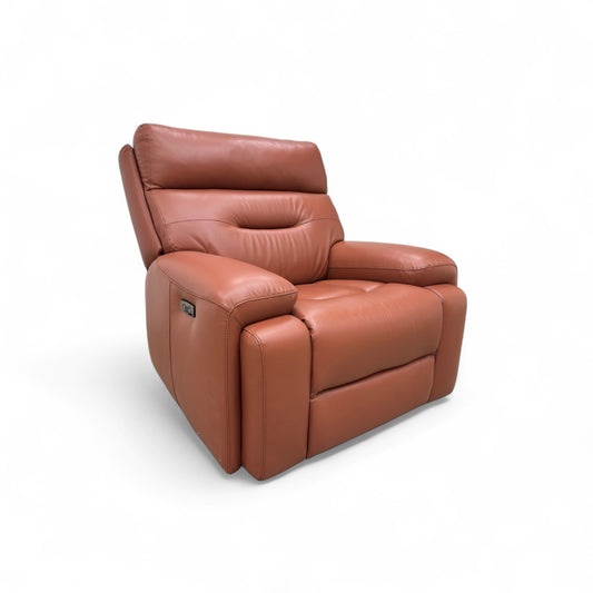'Cinemax' Natural Redmaple La-4826 Leather Chair