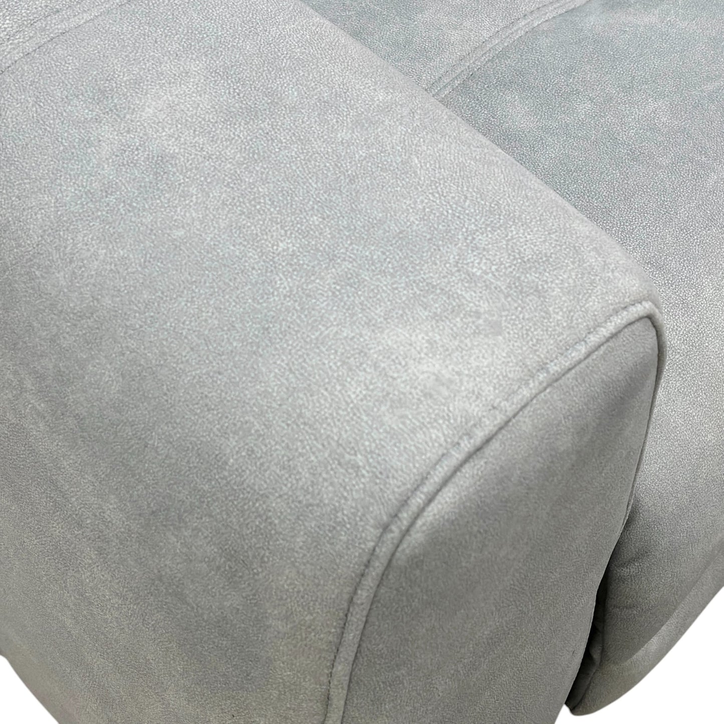 'Ezra' Dexter Smoke Velvet 3 Seater Power Recliner Sofa