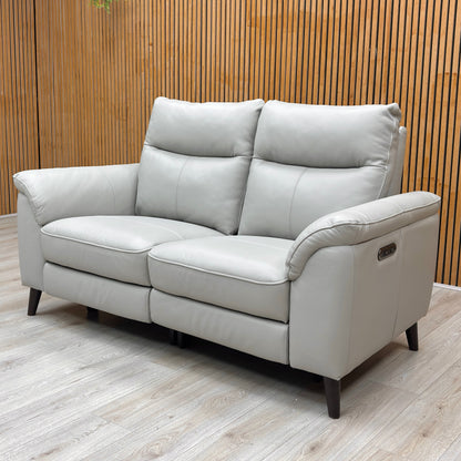 Side profile of the 2-seater sofa, showcasing the deep cushioning and the clean, modern silhouette of the frame.