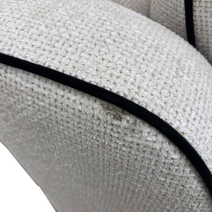 'Celine' Fabric Tuzzi Ivory Mchrome Scat Eb Cp Snuggler