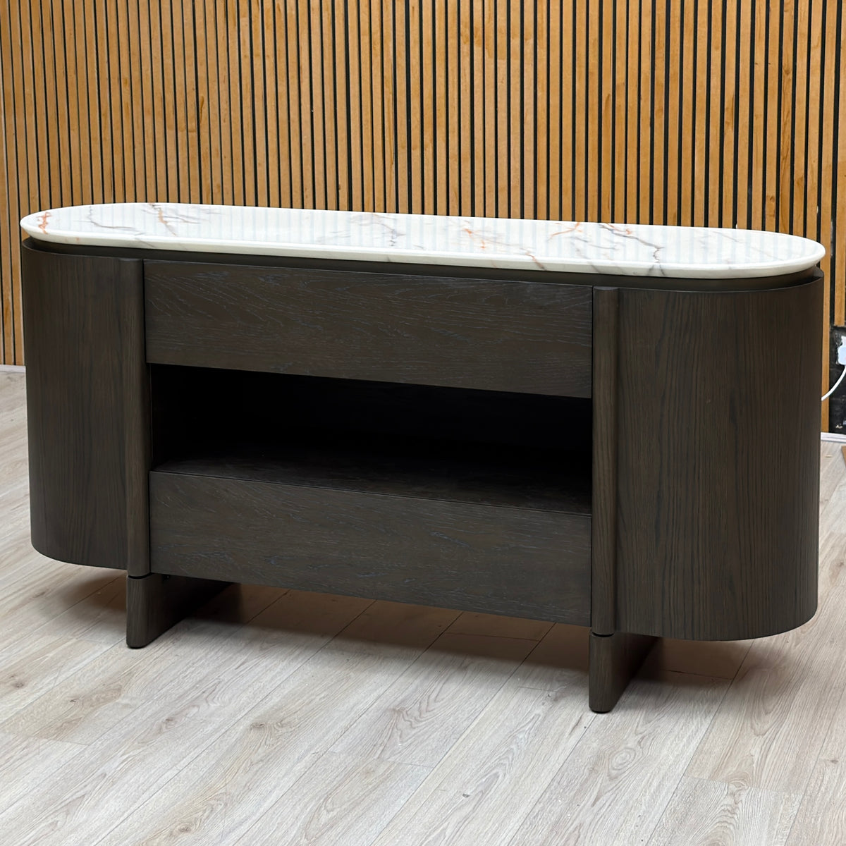‘Germain’ Marble Top 2 Door 3 Drawer Sideboard