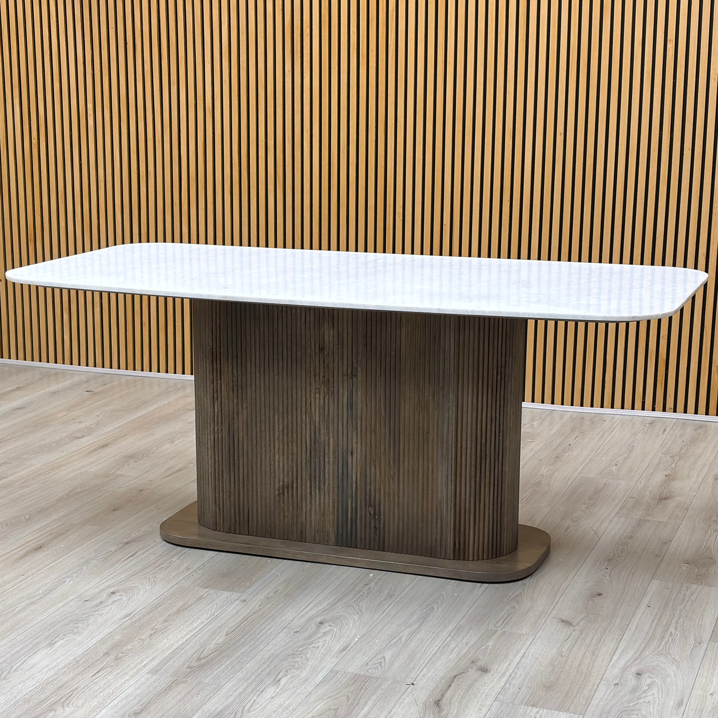 ‘Aimar’ Marble Top Rectangular Dining Table
