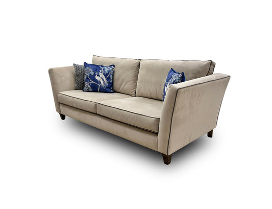 Parker Knoll ‘Victoria Park’ Sensual Velvet Inca Golden 3 Seater Sofa