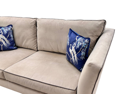 Parker Knoll ‘Victoria Park’ Sensual Velvet Inca Golden 3 Seater Sofa