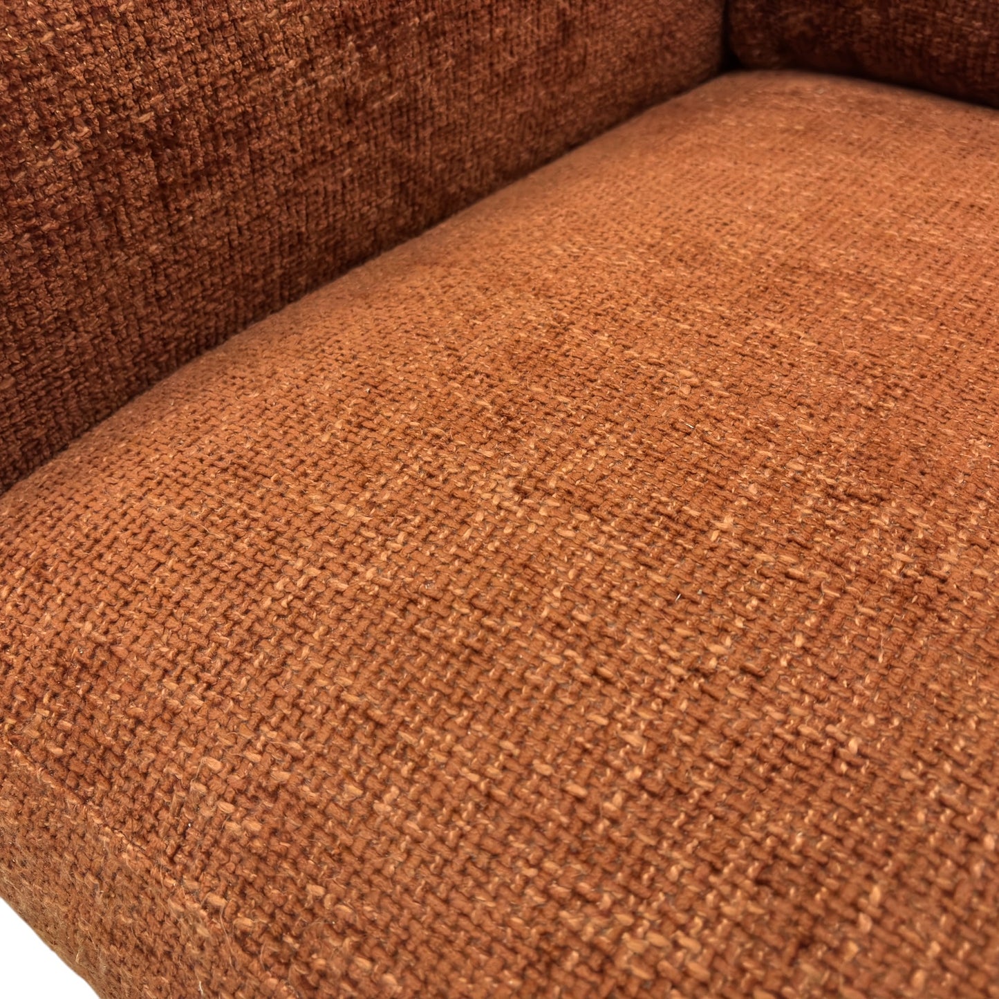 'Zen' Caramel Orange 2 Seater Fabric Power Recliner Sofa with Power Headrests and Power Lumbar