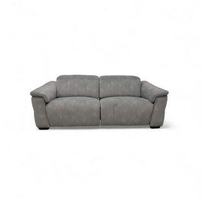 'Inca' Dexter Mocha Velvet 3 Seater Power Recliner Sofa with Power Headrests