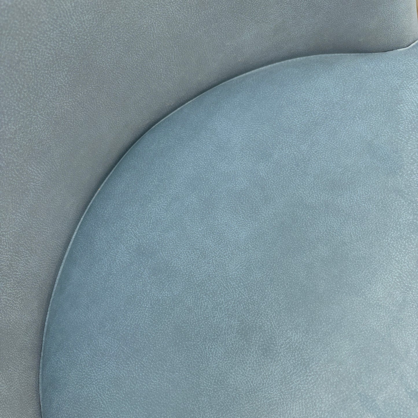 'Valent' Blue Velvet Dining Chair - Set of 6