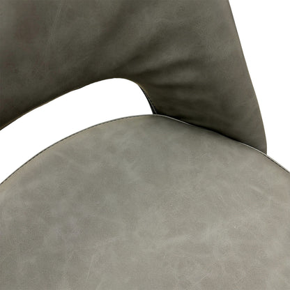 'Brianna' Grey Faux Leather Dining Chair - Set of 4
